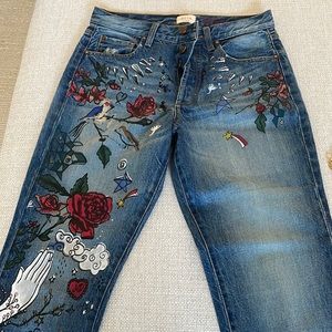 Alice and Olivia Cuffed Jeans